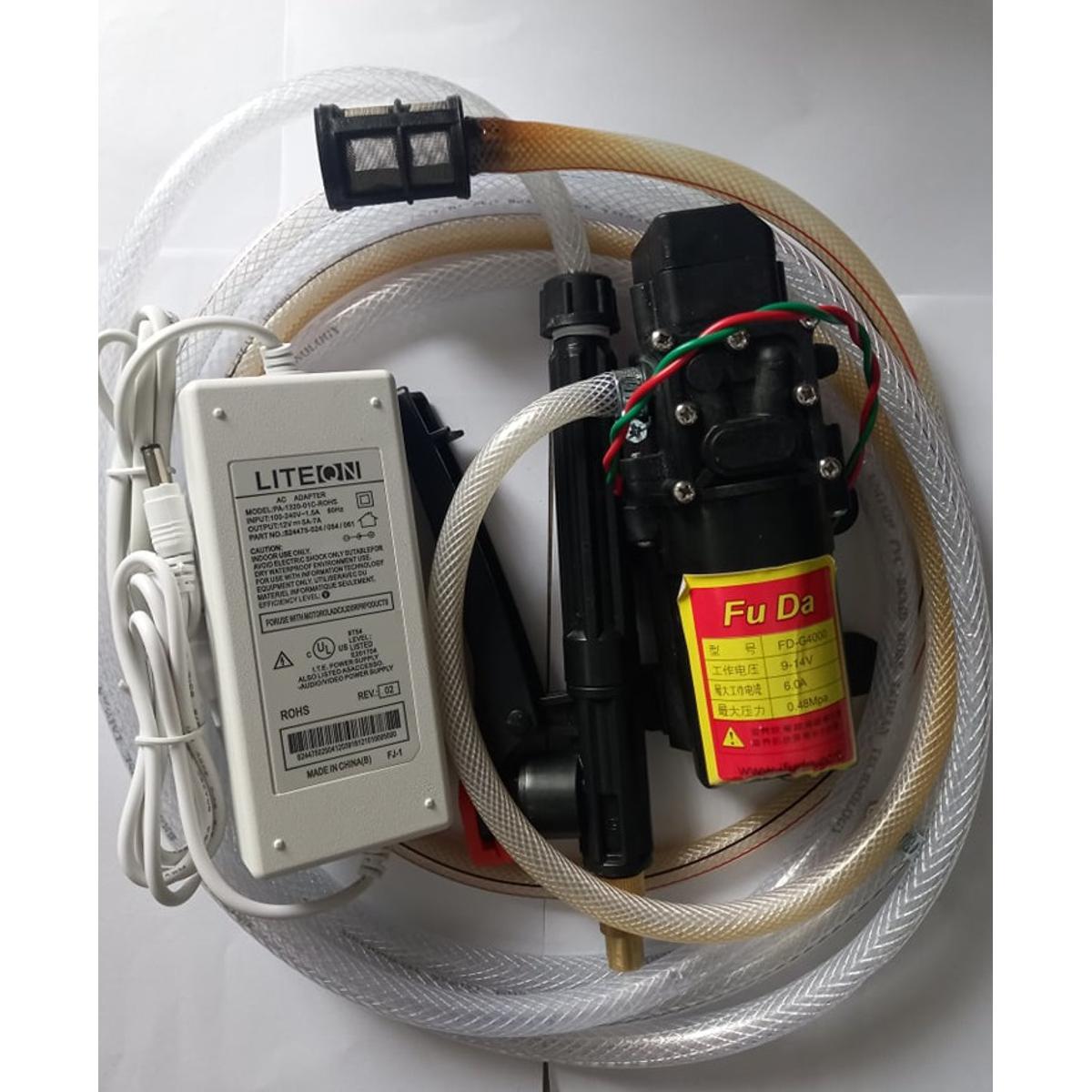 Picture of SINGLE Motor FULL SET Heavy Duty Single Motor WATER PUMPS DC 12V 3A 80W For Bike Car Washing Garden Irrigation  Aquariums Tanks & Bowls Water Pumps