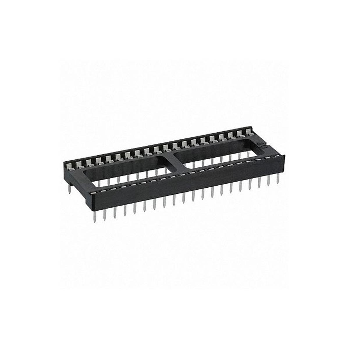 Picture of 3Pcs- WIDE 40Pin Leads IC Socket IC Base 40 Pin PCB Mount IC Socket For 40 Pin Wide IC Base