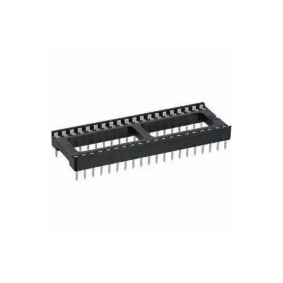 Picture of 3Pcs- WIDE 40Pin Leads IC Socket IC Base 40 Pin PCB Mount IC Socket For 40 Pin Wide IC Base