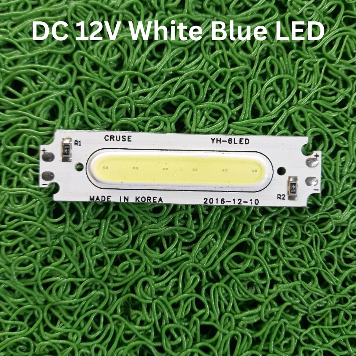 Picture of CRUSE YH-6LED WHITE BLUE Color 70K 4W Mini LED DC 12V White LED SMD Strip COB Bead Chip For Bulb Light Lamp Car Light Source 4 Watt DIY LED Light Bulbs