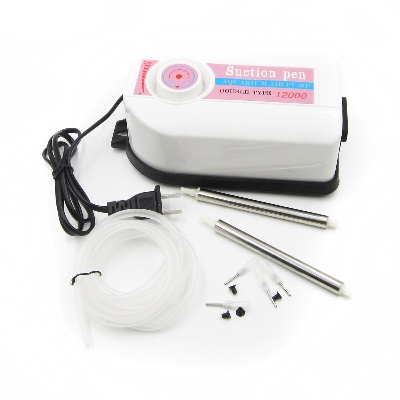 Picture of Double Type Air Vacuum Pump AC 220V 12000 Vacuum Suction Pen Air Suction Pump Suctioning Pen SMD SMT BGA IC Chip Repairing Placement Machine Pick Up Pen Hand Tools Sets