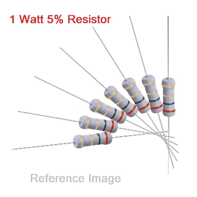 Picture of 25Pcs- 1Watt 10K Ohm Resistor 1W 10K Ohm Metal Film Resistor 10K Ohm 1 Watt Metal Oxide Film Resistor Axial Leads 10K Ohm ±5% Tolerance 2 Pin Leads