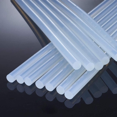 Picture of 3Pcs- 7mm Hot Melt MINI Glue Machine Glue Sticks 7mm Diameter 11" Inch 280mm Length Transparent Rubber Strip Small Size Adhesive Glue Machine Tools Sets Stick Refills