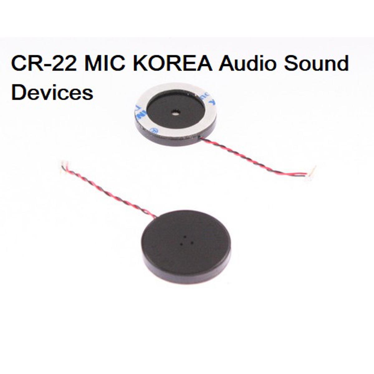 Picture of CR22 CR-22 MIC KOREA Audio Sound Devices 2Pin Cables With Connectors