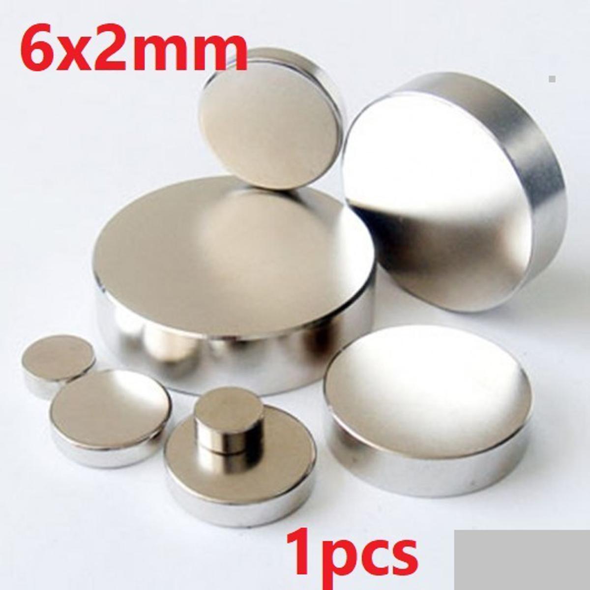 Picture of 5x2mm DISC Neodymium Magnet 5x2mm Industrial Super Strong Neodymium Disc Magnets Super Strength Permanent For Garage Kitchen Science Craft Projects