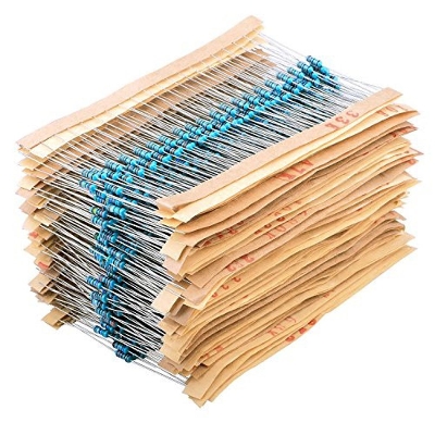 Picture of 50Pcs- Tolerance 1% 33K Ohm Resistor 33K Ohm Carbon Film Resistor 33K Ohm 1/4W Resistance 0.25 Watt Fixed Resistors 2 Pin Leads