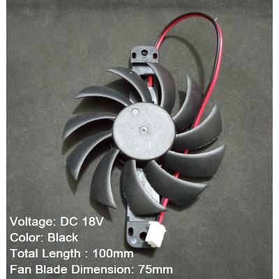 Picture of 18V FAN 18V COOLING Fan 1.5 Inch Cooling Fan 18V Fan Heatsink Cooler Radiator Cooling Fan 18V DC Fan Heat Dissipation Mini Fans With Cables For Induction Burner Cooker