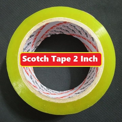 Picture of TRANSPARENT 2" INCH  Tape Width 2" Inch 50mm Length 100 Meter Tape Strong Adhesive Cello Packing Tape Cartoon Sealing Packaging Binding Tape