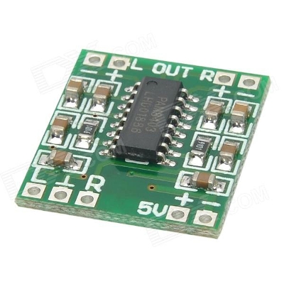 Picture of PAM8403 PAM-8403 8403 2.5V To 5V 2 Channel Mini Class D 3W+3W Stereo Audio Amplifiers 2.5-5V USB Power Dual Channels 3W Digital Power Audio Amplifier