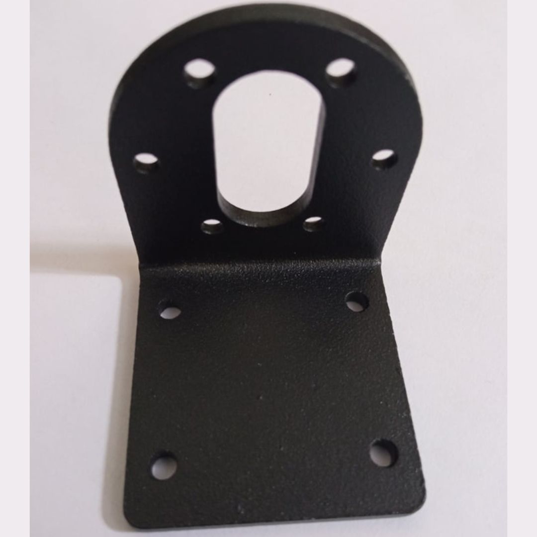 Picture of 37GB 48mm Servo Bracket Metal L Type Shaped 41x40x48mm Beam Steering Servo Gear Brackets L-Type For DC Gear Servo Motor CNC 3D Printer Robot Wheels Car