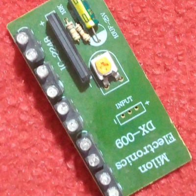 Picture of PLASTIC SUPPORT LED Music Level Indicator With 3mm 10Pcs LED Music Level Indicator Light With 10 Transparent LED 5V Music Level Circuit For Amplifiers 