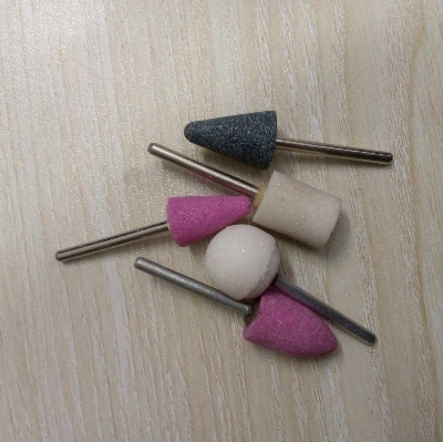 Picture of 5Pcs SET Multifunction Rotary Mounted Stone Set 1/4" Shank Rotary Grinder Polishing Grinding Sharpening Engraving Rotary Tools Accessories Kit 