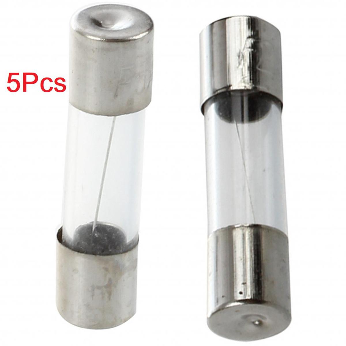 Picture of 5Pcs- 20A GLASS FUSE F20AL250V 20A Fast Blow Type AC 250V 20A Glass Fuses Tube Size 5x20mm Fast Acting Glass Tube Fuse 20Amp For Glass Fuse Holder Adapters