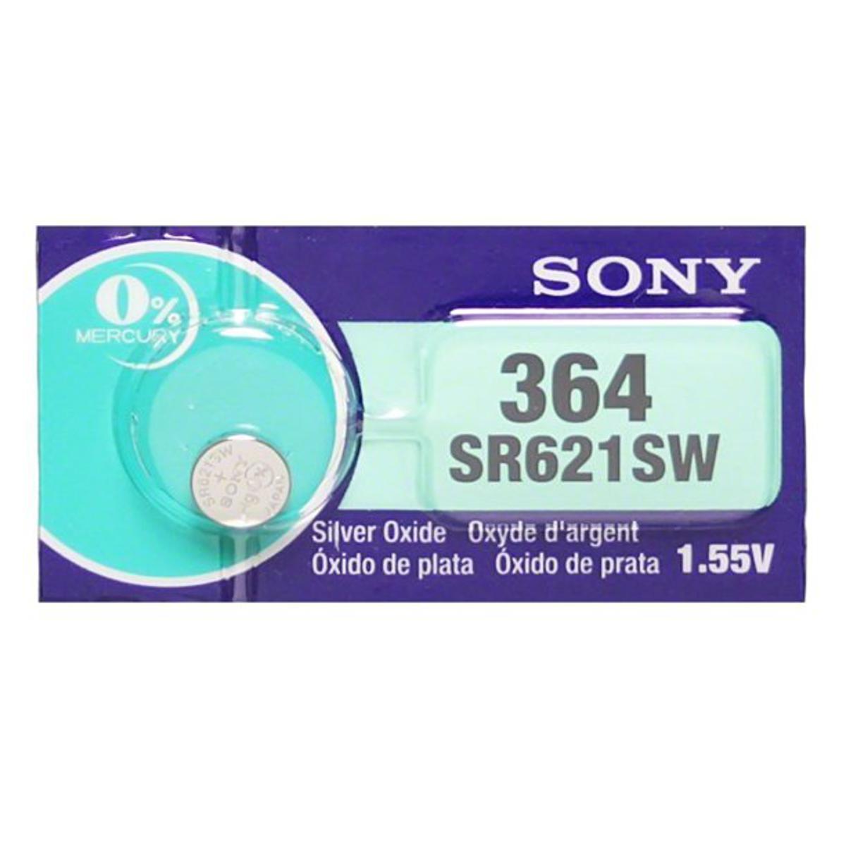 Picture of 364 L621F 1.55V Battery L621F Watch Battery 364 Battery Button Cell L621F Battery 1.55V L621F Coin Cell Battery For Watch