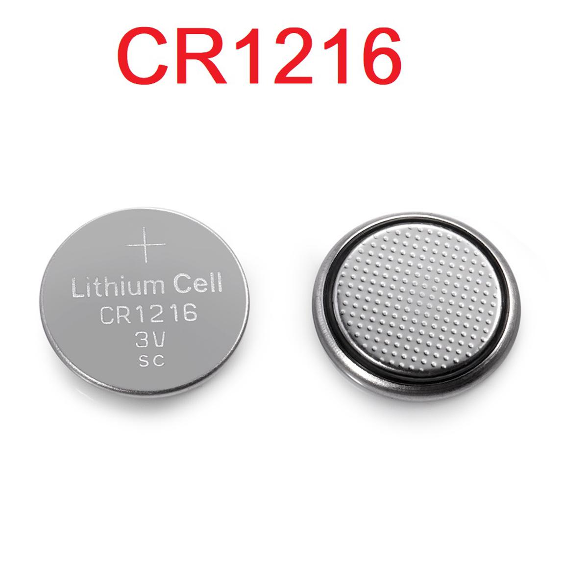 Picture of CR1216 Battery 3V CR1216 Watch Battery CR1216 Button Cell Battery CR1216 Coin Cell Battery CR1216 Lithium Cell Battery 3V 25mAh Battery For Watch