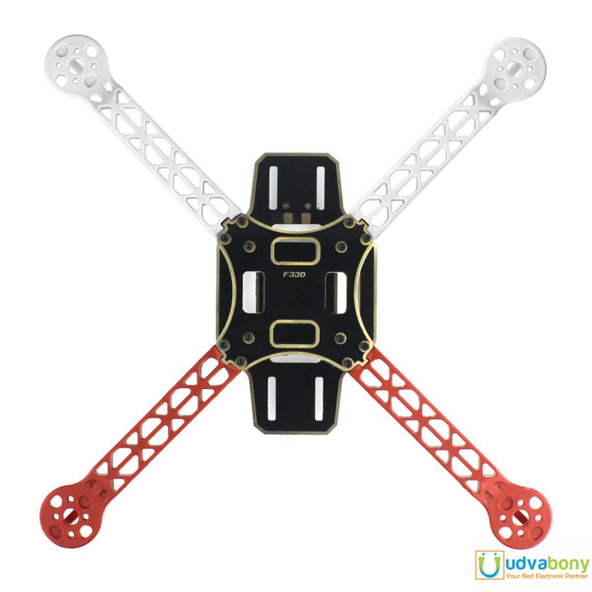 Picture of F330 Frame 330mm Frame F330 4-Axis 4 Arm Kit With Integrated PCB Wiring 4 Axis F330 Frame Parts Adapters