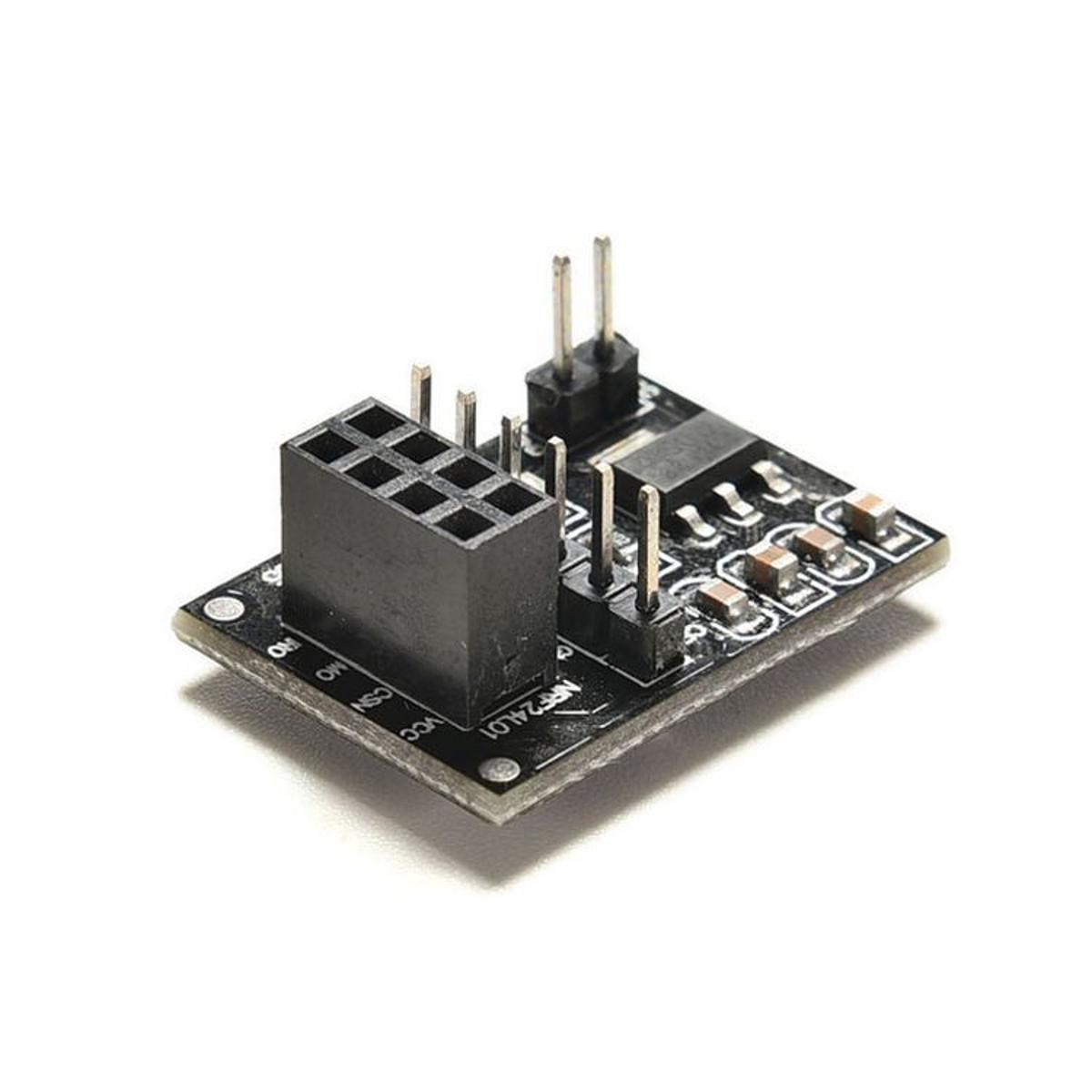 Picture of NRF24L01 ADAPTERS Module NRF24L01 Wireless Module Adapter 3.3V 8 Pin Cables Leads Pin NRF24L01 Wireless Module Shield NRF24L01 Module Adapter