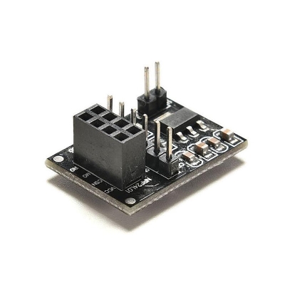 Picture of NRF24L01 ADAPTERS Module NRF24L01 Wireless Module Adapter 3.3V 8 Pin Cables Leads Pin NRF24L01 Wireless Module Shield NRF24L01 Module Adapter