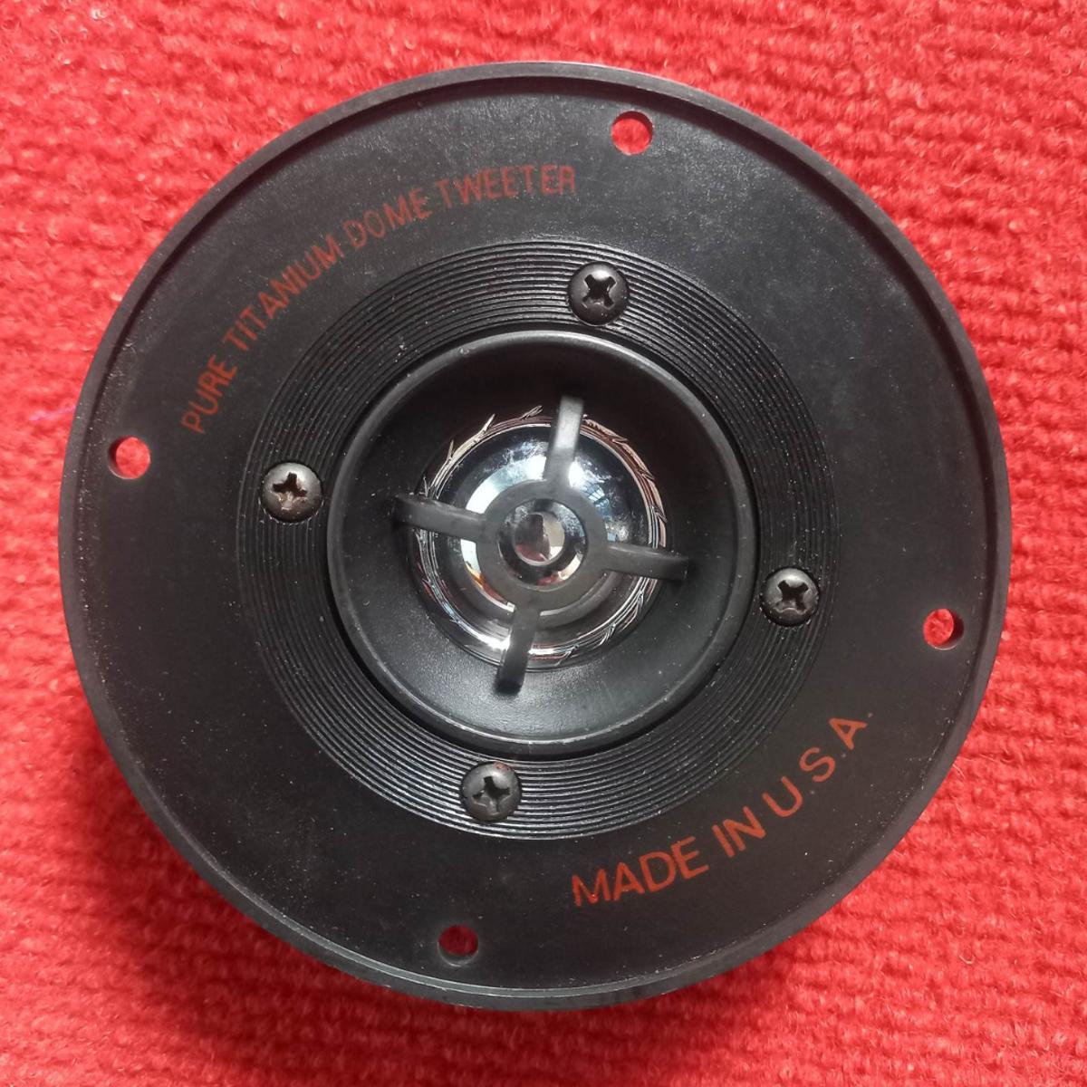 Picture of AL-DA AVD-507 100W 4 Inch Professional Hi-Fi Tweeter Voice Ultra Sound Multimedia DC 12V 100 Watt 8 Ohms Audio Speaker HiFi Deep For Home Theater Loudspeaker Car Horn Stereo Amplifiers
