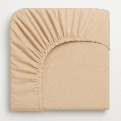 Allora Cotton Fitted Bed Sheet – Beige ALLORA BDonline shop bangladeshothoba.com