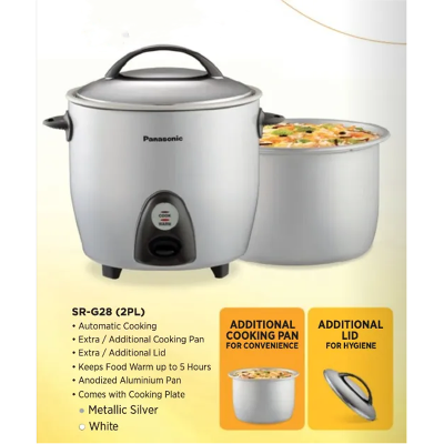 Picture of Panasonic Rice Cooker (SR-G28) 2.8Ltr Silver