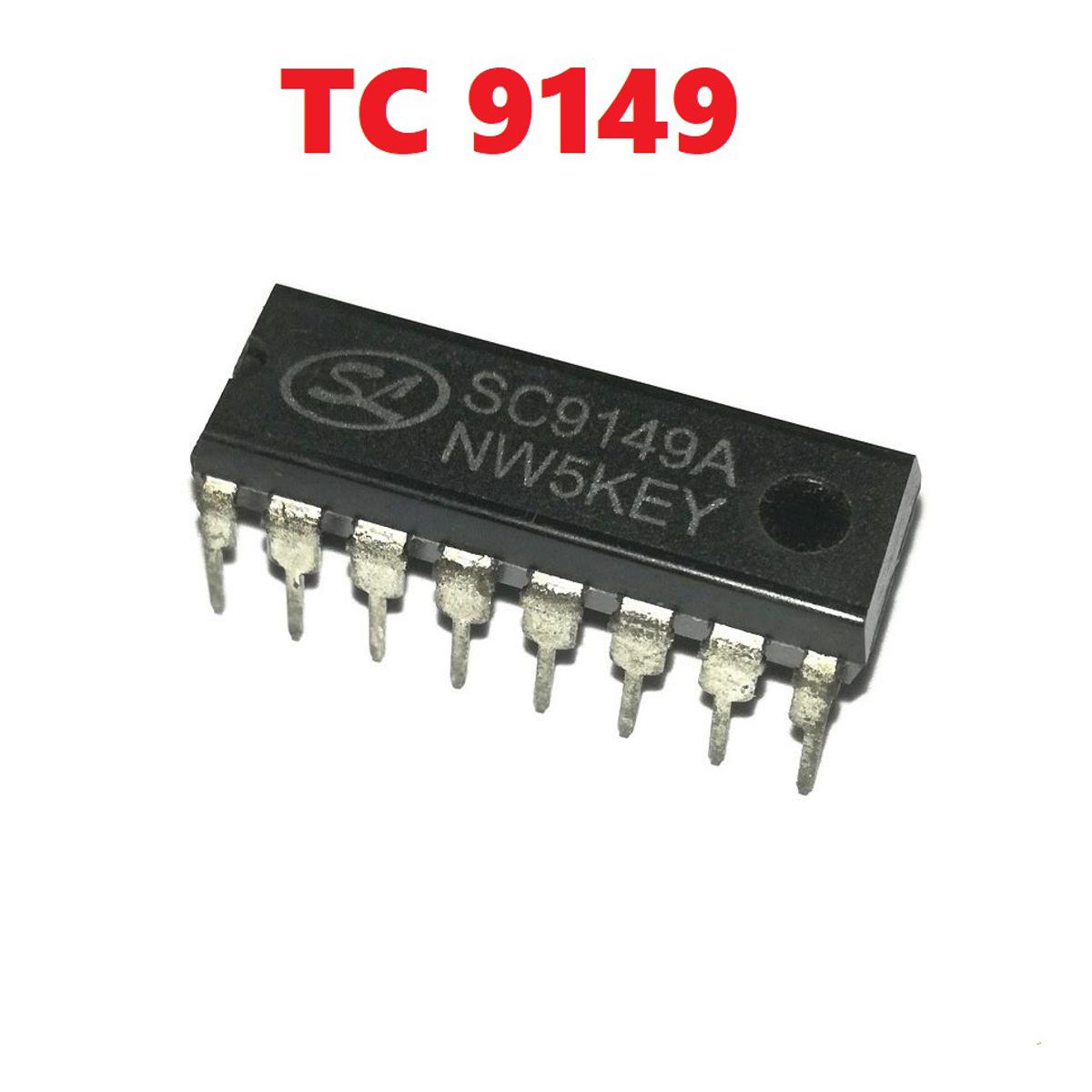 Picture of TC9149P 9149 IR Infrared Remote Control Receiver TC9149 IC DIP-18 18 Pin Leads Dual In Line Package Chip