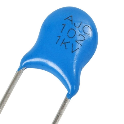 Picture of 10Pcs- MOV 102 1KV 1000V Metal Oxide Varistor 1000pF 1nF ZOV Metal Oxide Veristor 1KV 2 Pin Leads Power Resistor