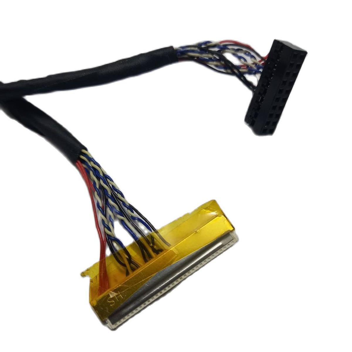 Picture of LVDS Cable 30 Pin Universal FIX 30 Pin 1CH 6Bit LVDS Connector Cables 26cm LVDS Cable Converter LVDS Cable For LED Display