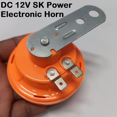 Picture of 30W SK12V POWER HORN 12V Buzzer 12V Horn Alarm Loudspeaker Electric Bike Horn 12V Auto Bike Horn Waterproof Electric Horn For Cycle With 2 Pin Leads Adapters