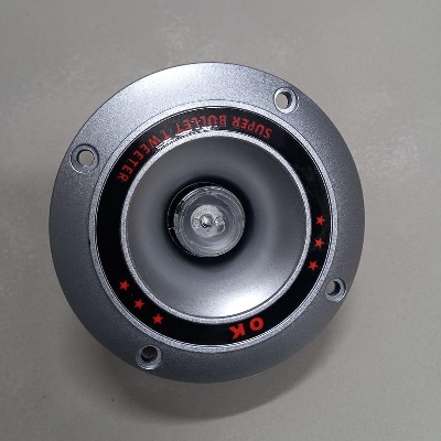 Picture of LED With Super Bu-ll-et Tweeter 75W 4 Inch Tweeter Dome Speaker 75W Tweeter Horn Speaker 4 Ohms Tweeter 12V 4 Inch 75W Dome Tweeters For Amplifier Home Theater Car Audio Amplifier