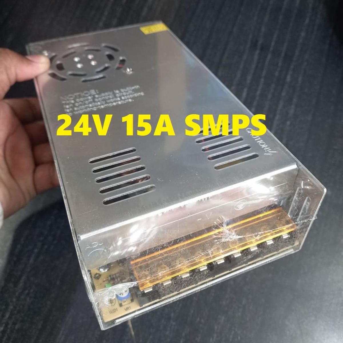 Picture of 24V 15Amp SMPS AC 220V To DC 24V 15A 360W Switching Mode Power Supply Adapters Charger SMPS Power Supply 24V 15A For 3D Printers CNC Machine 15A 24V SMPS