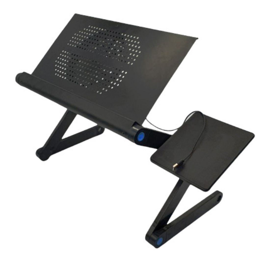 Picture of Metal Body T9 Laptop Stand Portable T9 Multifunctional Laptop Stand Table Foldable T9 Multifunctional Folding Laptop Table
