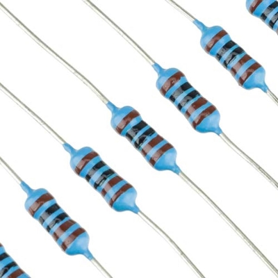 Picture of 50Pcs- Tolerance 1% 3.3 Ohm Resistor 3.3 Ohm Carbon Film Resistor 3.3 Ohm Resistor 1/4W Resistance 0.25 Watt Fixed Resistors 2 Pin Leads