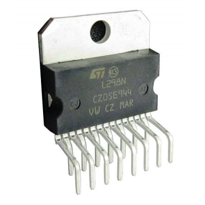 Picture of L298N IC L298N Motor Driver IC L298 Motor Driver IC 2A 5V-46V Dual Motor Driver IC ZIP-15 15 Pin Leads L298 IC Dual Full Bridge Driver