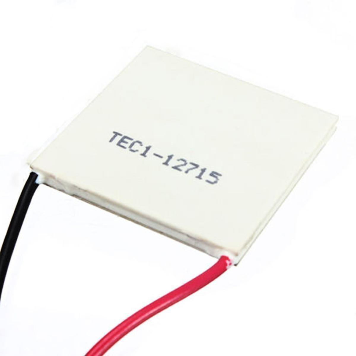 Picture of Peltier 12715 Peltier TEC112715 Peltier Module 12V 12715 230W 15A 40mm Thermoelectric Cooler Peltier Cooling Refrigeration Module With Leads Cables