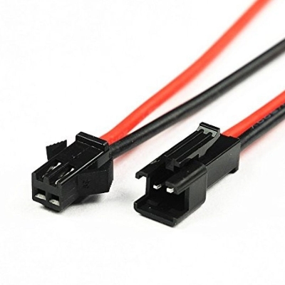 Picture of 5Pair - Black JST Connector 1S Battery JST Male Female Lock Type Plug Connector 2 Pin Kit 2.54mm Pitch With 100mm Cable