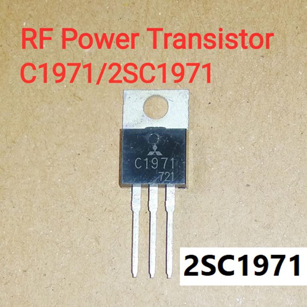 Picture of 2SC1971 Transistor 2S1971 IC C1971 Transistor NPN Power Transistor 3 Pin Leads Transistors