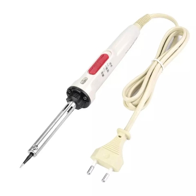 Picture of White HIGH & LOW Adjustable Soldering Iron 220V 60W Soldering Iron Tatal Iron 60W Variable Temperature Control Soldering Iron Electric Soldering Iron 60W Tools