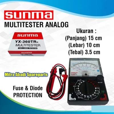 Picture of NORMAL QUALITY YX 360TR YX-360TR ELB Analog Multimeter With Fuse & Diode Protection Battery Analog Multimeter Tools Set