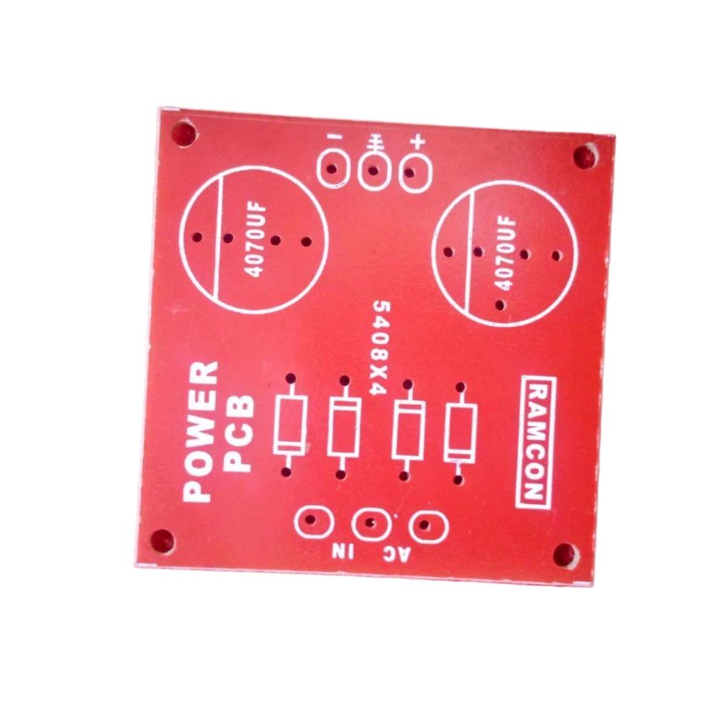 Picture of EMPTY Board 2 Capacitor BLANK Board Filter Circuit For 2 Capacitor Board INDIAN PCB Transformer Filter Empty Circuit Board Adapters 2 Capacitor Filter Circuit