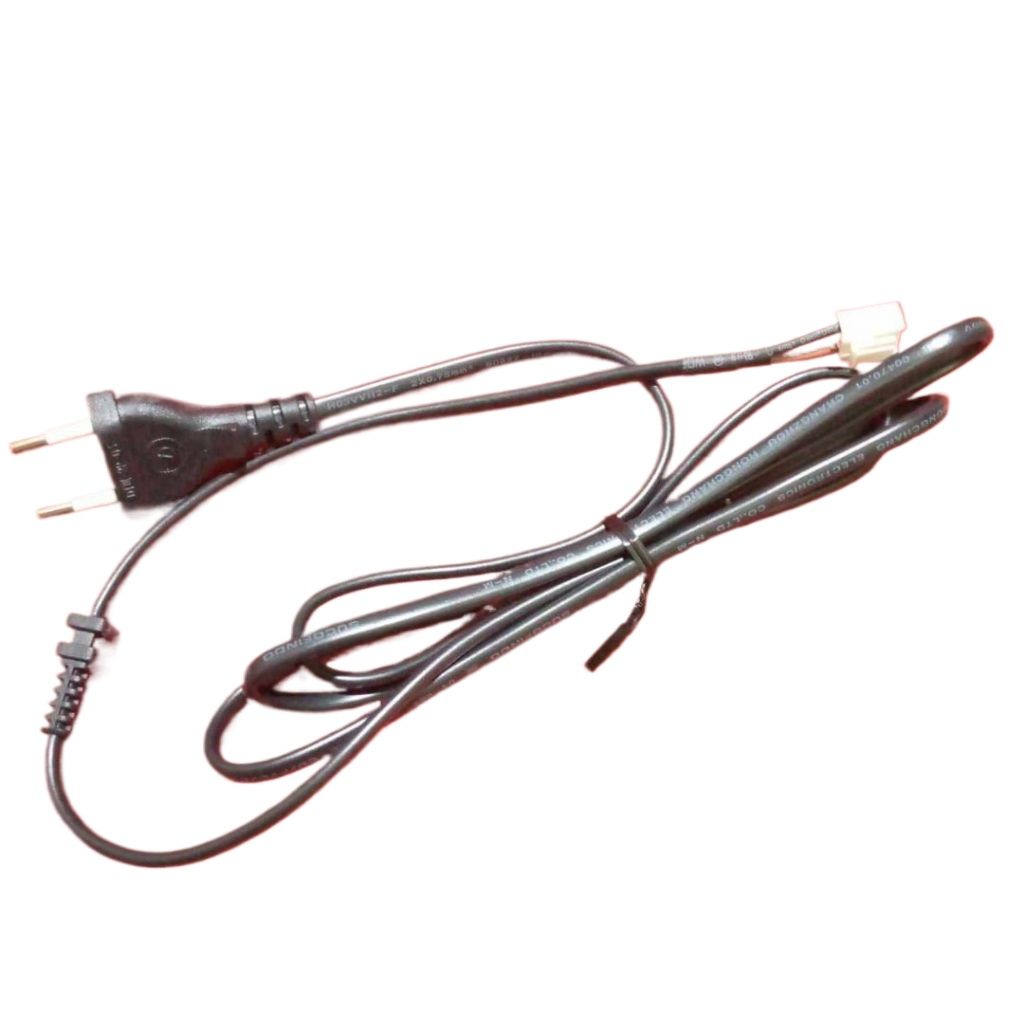 Picture of 2 Pin Conncectors AC Cables For LED TV Heavy 2 Gauge PVC 2 Pin Connector AC Cable Cord For LED LCD TV