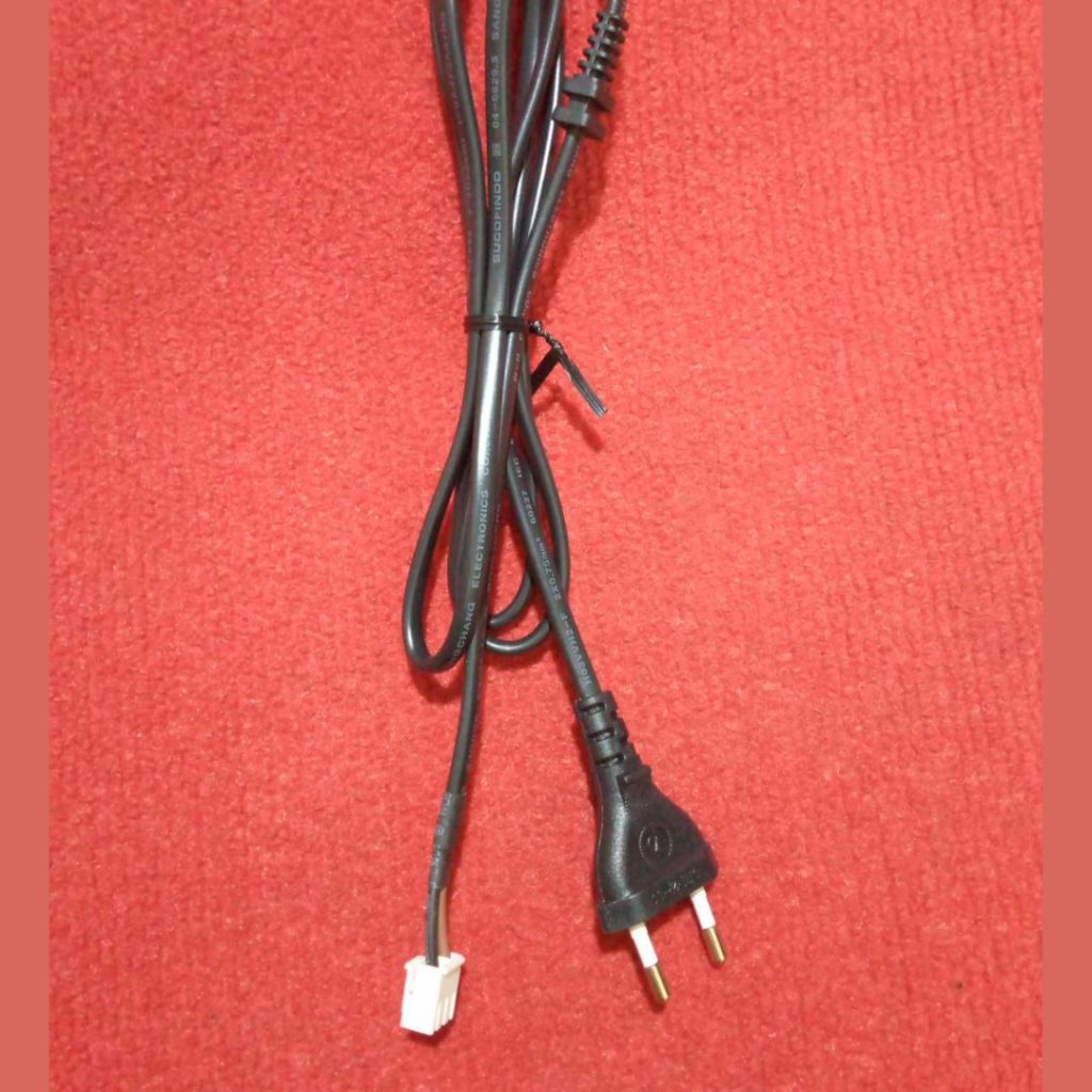 Picture of 2 Pin Conncectors AC Cables For LED TV Heavy 2 Gauge PVC 2 Pin Connector AC Cable Cord For LED LCD TV