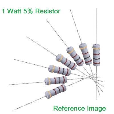 Picture of 25Pcs - 1W 820K Resistor 1W Resistor 820K Metal Film Resistor 820K 1W Resistor Metal Oxide Film Resistor Axial Leads 820K 1W Resistor ±5% Tolerance 2 Pin Leads