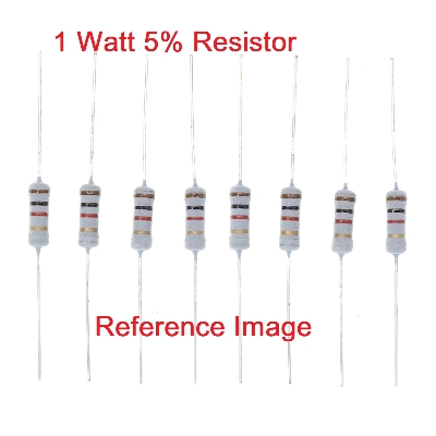 Picture of 25Pcs - 1W 820K Resistor 1W Resistor 820K Metal Film Resistor 820K 1W Resistor Metal Oxide Film Resistor Axial Leads 820K 1W Resistor ±5% Tolerance 2 Pin Leads