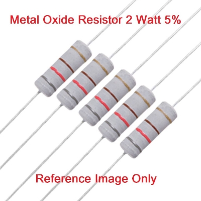 Picture of 10Pcs - 2W 820K Resistor 820K 2W Resistor Metal Film Resistor 820K 2W Resistor Metal Oxide Film Resistor Axial Leads 820K 2 Watt Resistor ±5% Tolerance 2 Pin Leads
