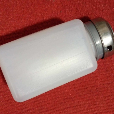 Picture of Metal Head 180mL FLUID DISPENSER Plastic Press Empty Bottle For Soldering Repair Tools Solvent Pump Flux Liquid PCB Cleaner Thinner Bottle
