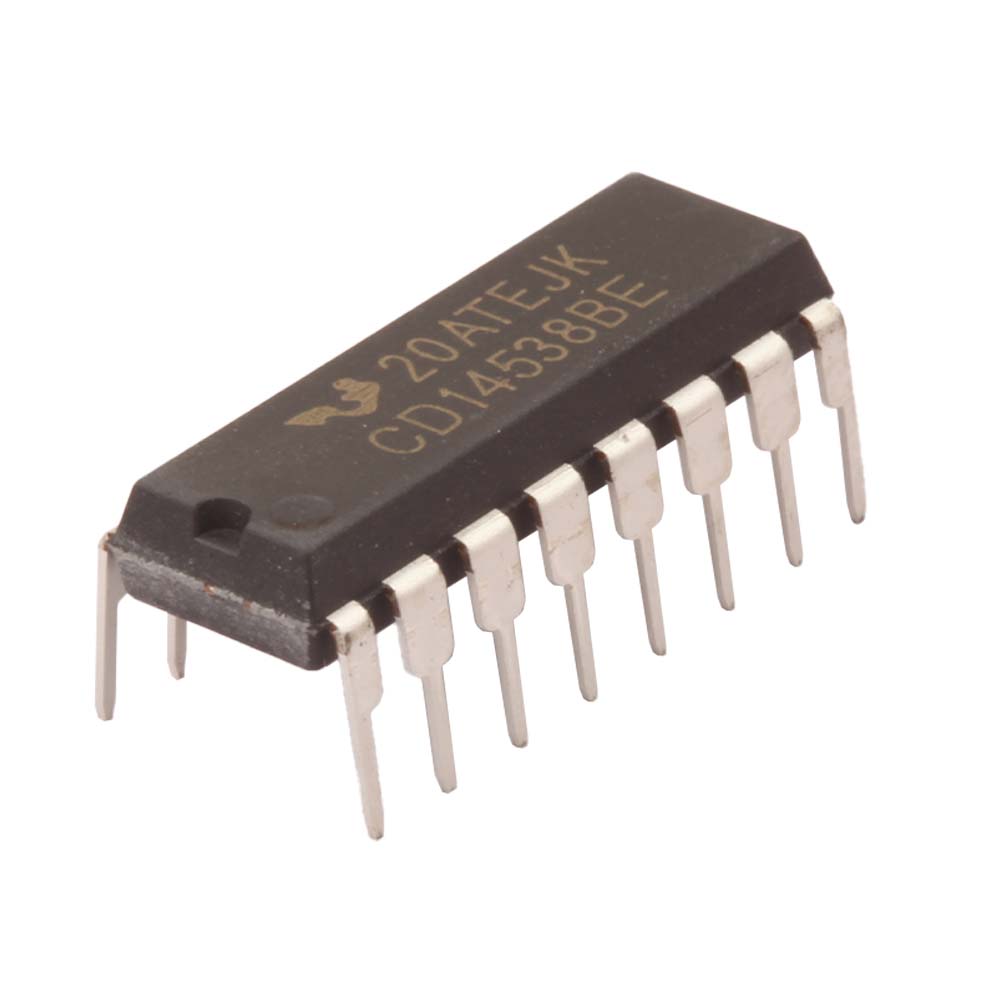 Picture of A CLASS CD14538BE IC CD14538 IC DIP-16 Pin Leads Dual In Package Breadboard Friendly IC