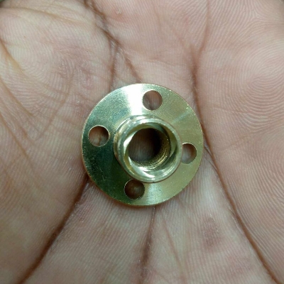 Picture of T6 8mm Copper Screw Nut For 3D Printer Stepper Motor Thread Lead Screw CNC Parts
