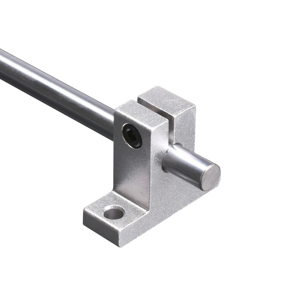 Picture of 2Pcs- SK8 Linear Rail Shaft Support Bracket 8mm Bore SK8 8mm Linear Bearing Rail Support XYZ Shaft Table CNC Bracket Linear Rail Shaft Rod Support End Support Shaft