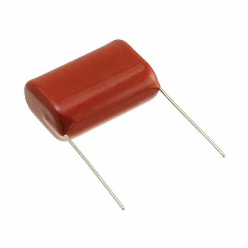 Picture of 5Pcs - METALLIZED 104K 104J 0.1uf 100nf 630V Metallized 104K 630V Polypropylene Capacitor 100nF Polyester Film Capacitors 2 Pin Leads Terminals Connections Leg